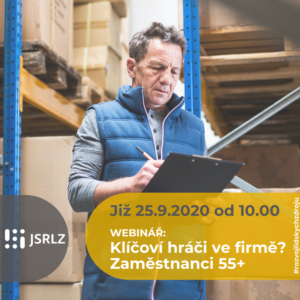 Připojte se k diskuzi na téma: KLÍČOVÍ HRÁČI VE FIRMĚ? ZAMĚSTNANCI 55+