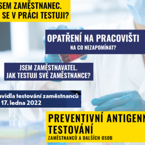 Pravidla testování zaměstnanců od 17.1.2022